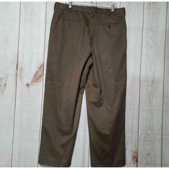 Perry Ellis Pants Men's 38 30 Brown Slacks - Picture 2 of 6